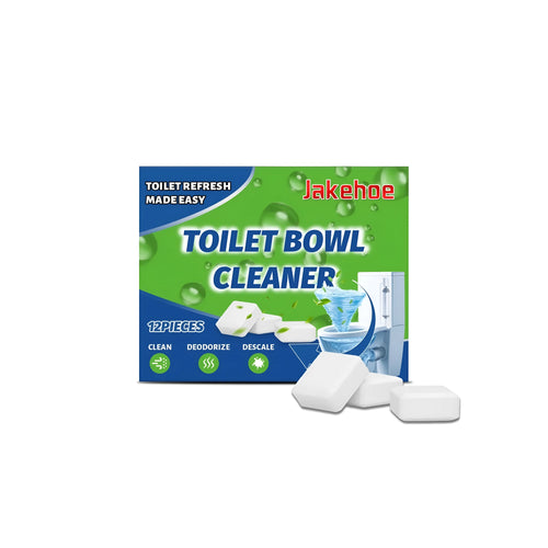12-pack of toilet bowl cleaner tablets with mint scent