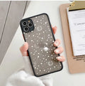 Star Universe black and white Skin Sensation Shell protective case for iPhone models X through 13.