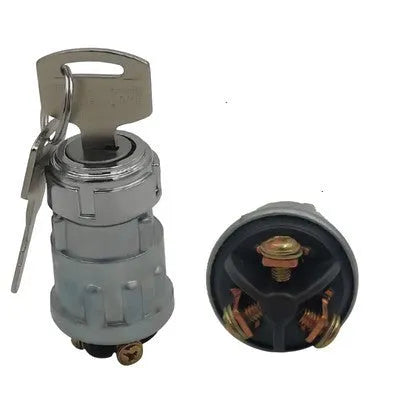 Pure copper car ignition switch with key for trucks and agricultural vehicles