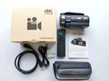Black WIFI digital HD night vision camera with 3 inch screen and 37mm lens mount