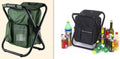 Foldable fishing chair backpack storage bag set in Oxford material, 36x29x41cm, four colour options