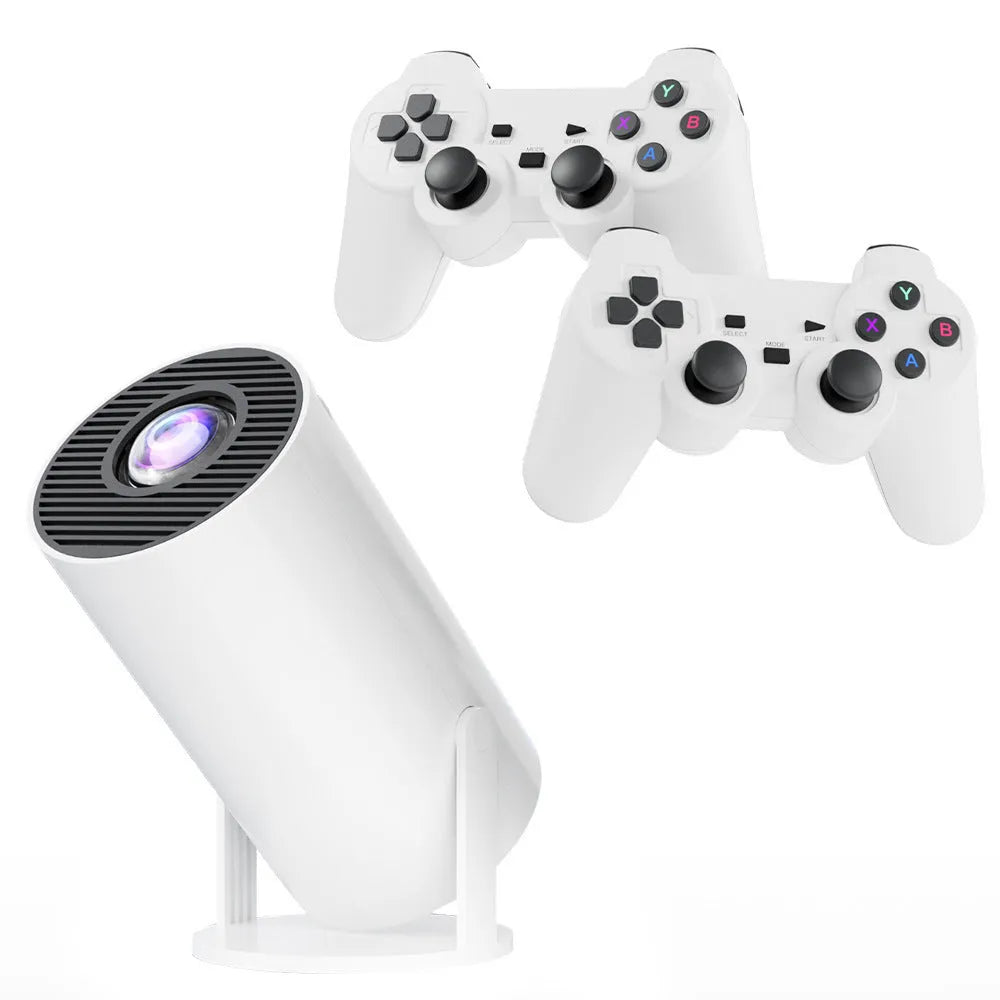 M300MAX portable home projection game machine in red or white packaging with handles