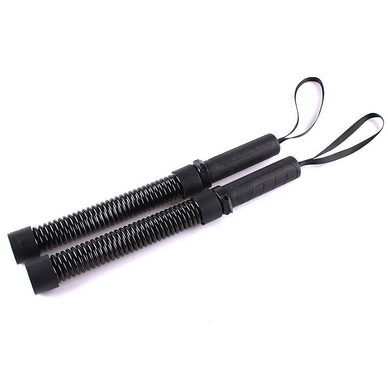 2-Pack TPE spring bar set, cordless flat replacement sling rope for home gym arm and chest exercises