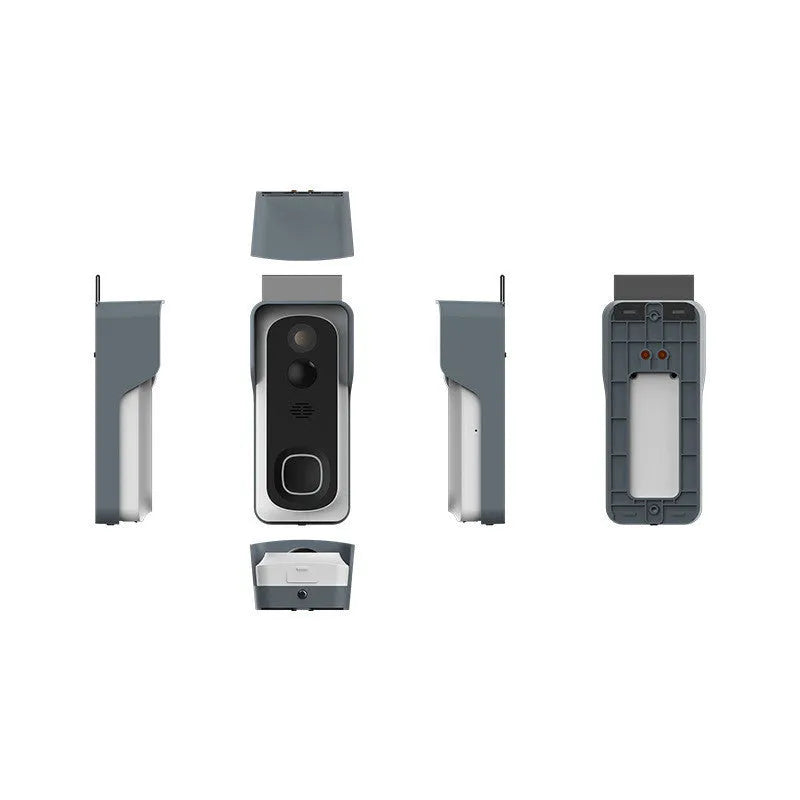 RSH-C600 smart WiFi doorbell camera in grey with HD video wireless remote access USB powered