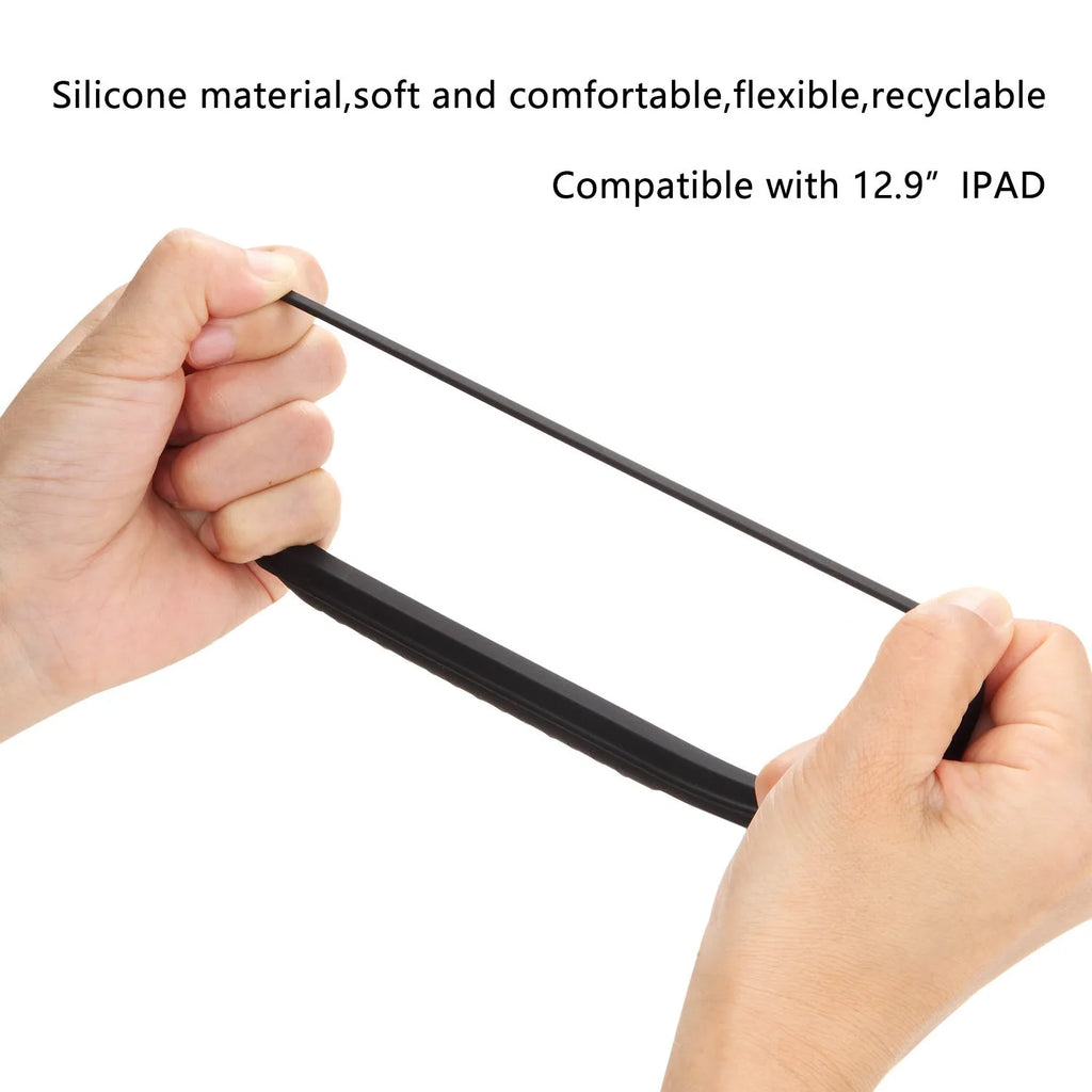 Silicone snap on pen case for Apple Pencil 1st and 2nd generation in black, gray, white Nordic style