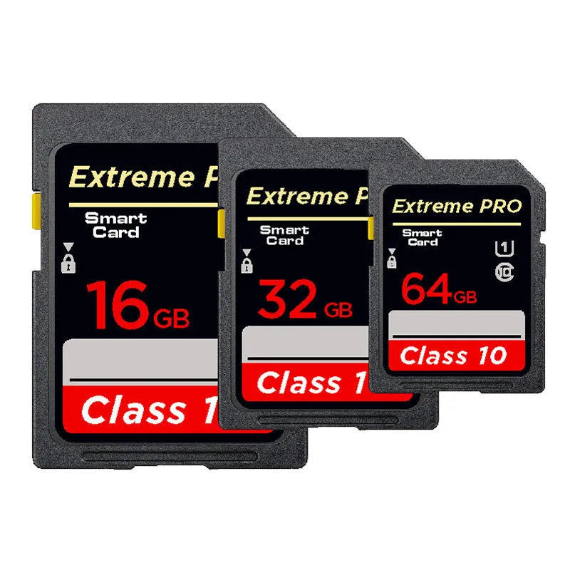 U3 high-speed memory card for camera and SLR with 64GB capacity, compact 24x34x2.1mm size
