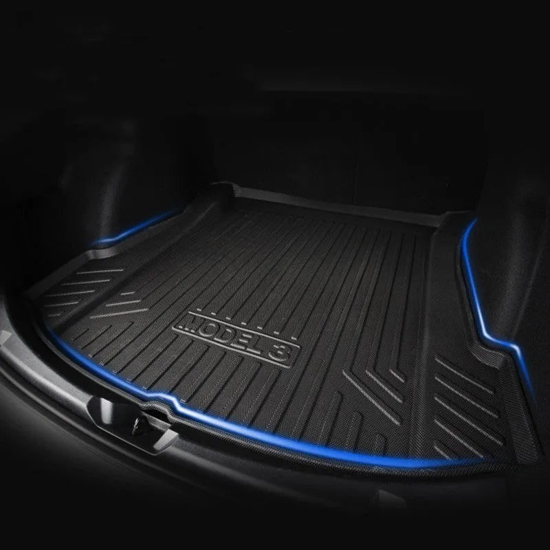 Rubber floor mat set for Tesla Model 3, Model Y, Model S and Model X vehicles