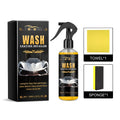 Wash coating detailer kit with 500ml PET spray bottle, foam sponge and microfiber cloth for car ceramic coating maintenance