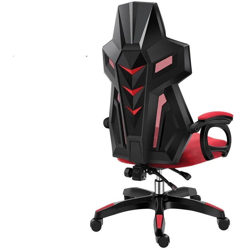 Ergonomic mesh office swivel chair with reclinable backrest, PP frame, and latex sponge cushion