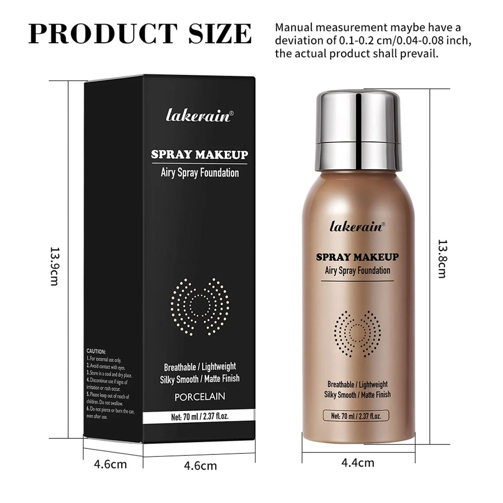 Even skin tone concealer liquid foundation 70ml in four shades for natural coverage and brightening makeup