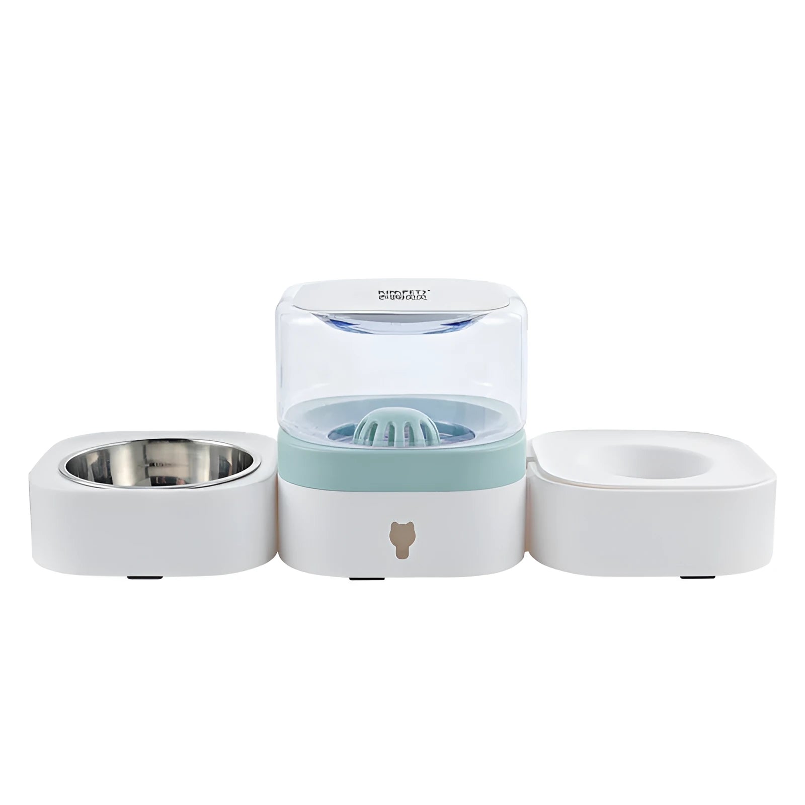 18L pet automatic water feeding bowl in blue, dual function dispenser