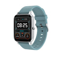 H80 smart watch with black silicone strap showing ECG heart rate graph on its 1.69-inch screen