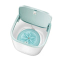 Mini USB turbo table washing machine in macaron blue for socks and underwear