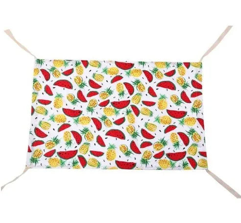 Portable detachable crib hammock for newborns in crushed velour fabric