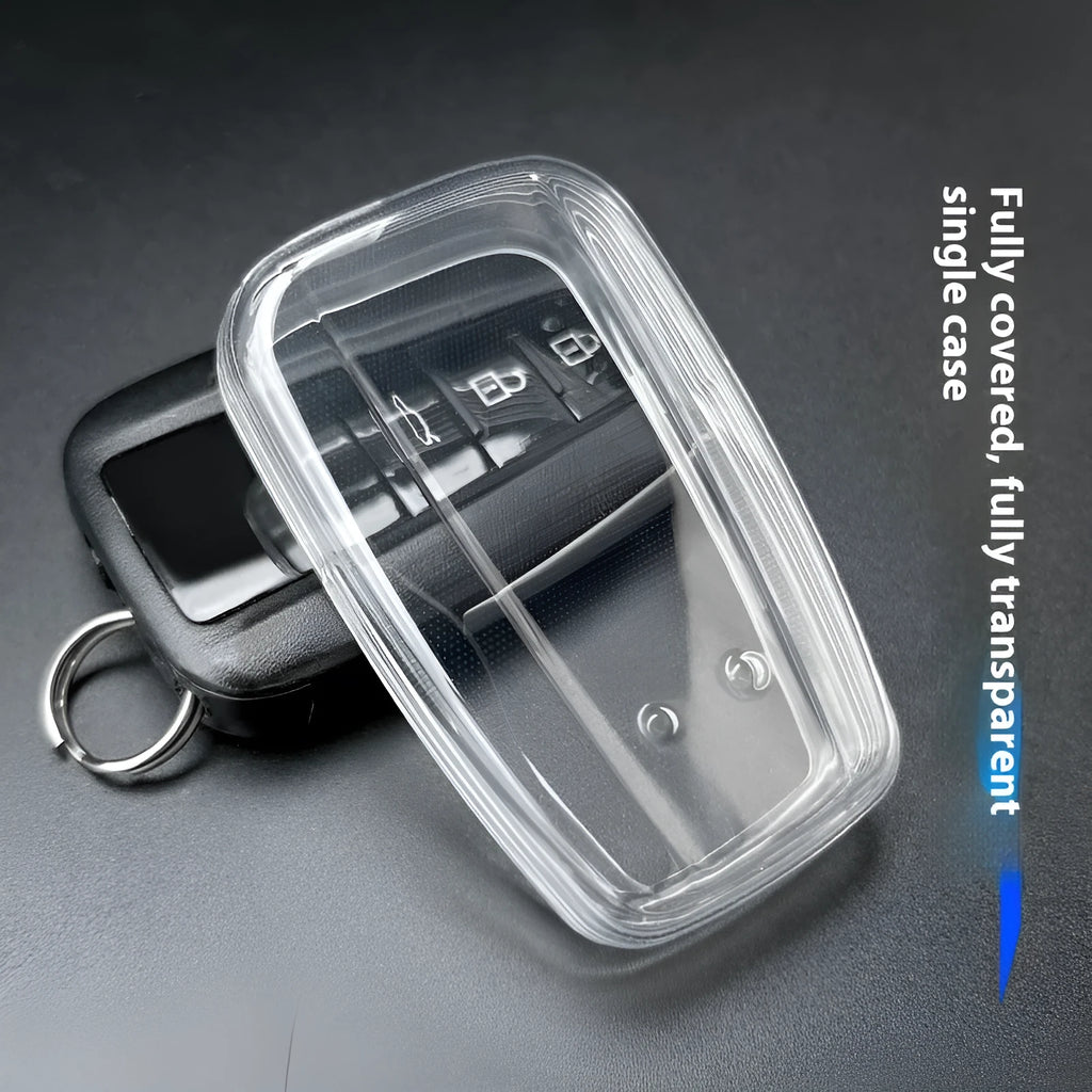 Transparent black key cover for Camry Asia Rongrong Hanlanda car key simple style