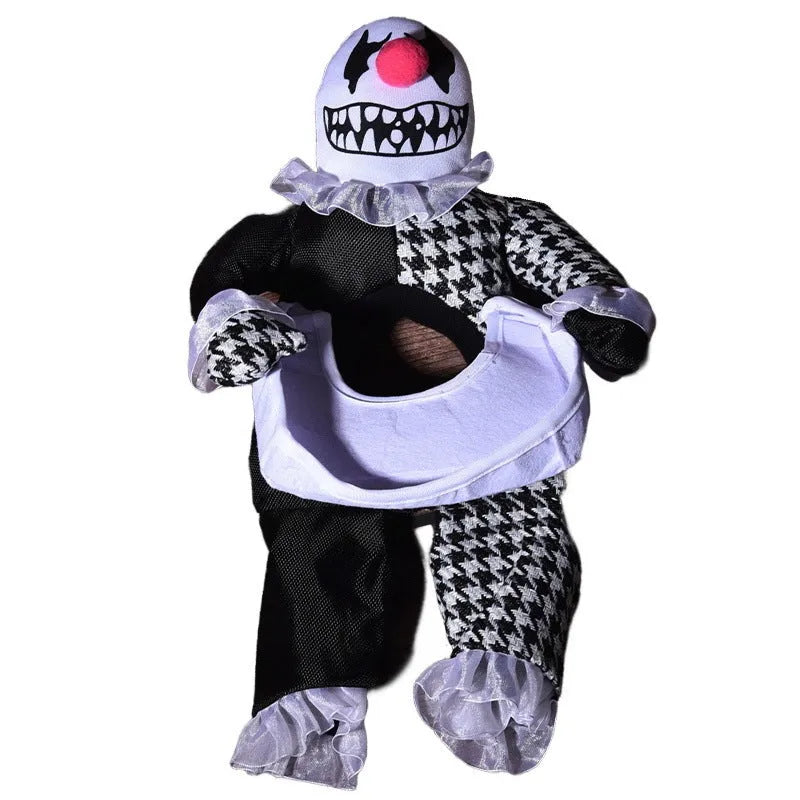Halloween dog costume with bat wings, devil, pumpkin and scissor hand design options