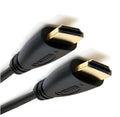 Gold plated HDMI cable with male connectors in multiple length options for 1080p and 3D devices