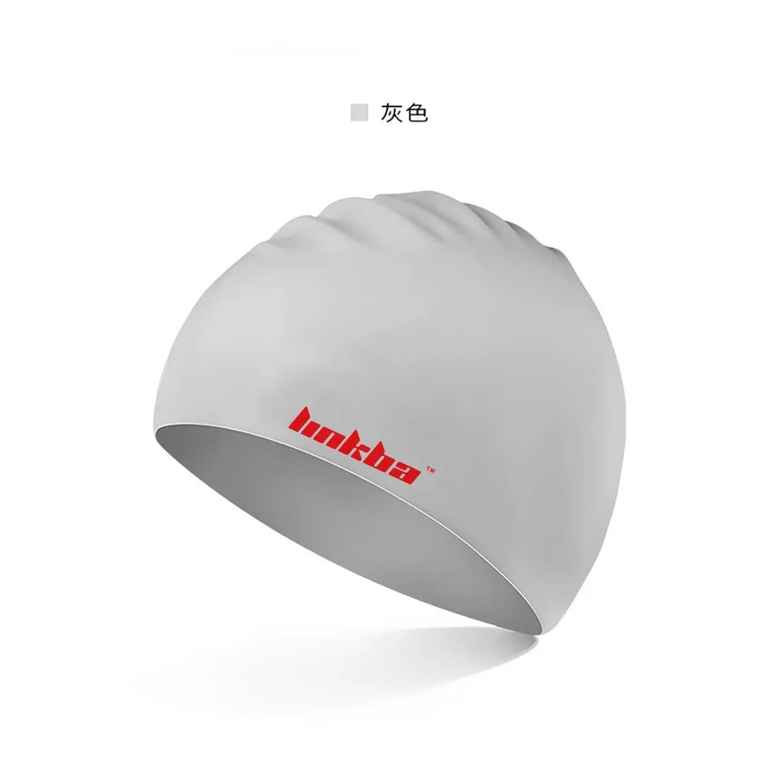 Silicone swimming cap with waterproof earmuffs design in multiple colour options for swimming