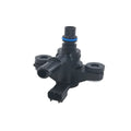 Black ABS plastic Ford turbocharger solenoid valve model AU5A-9G866-AB