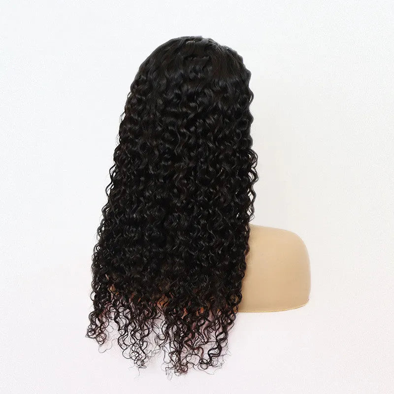 Brazilian Water Wave headband human hair wig photo colour option for ladies