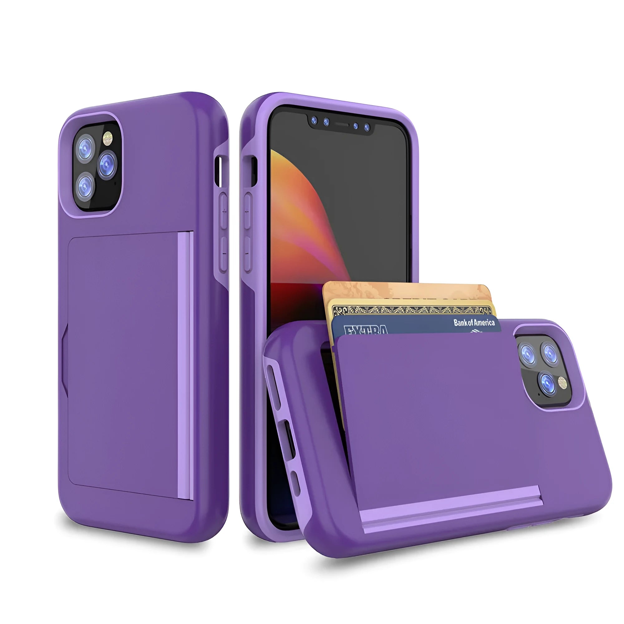 Slim black protective case for Apple iPhone 11 Pro Max on a table.