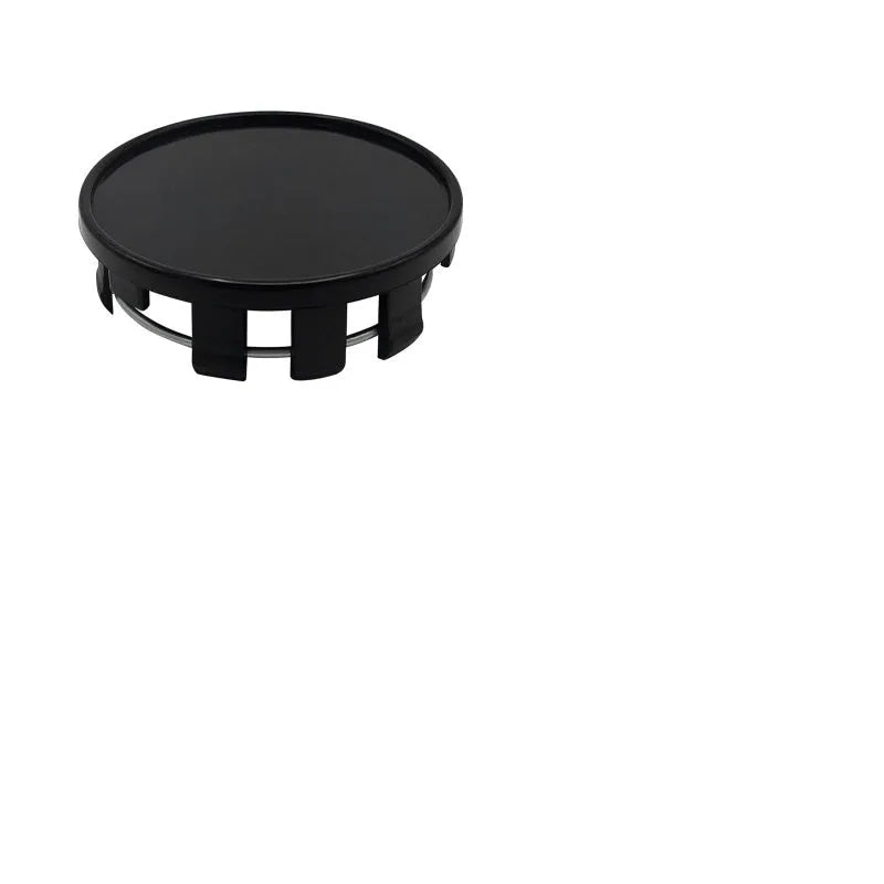 Black and silver plastic 54mm wheel cap for Japanese vehicle centre hubs