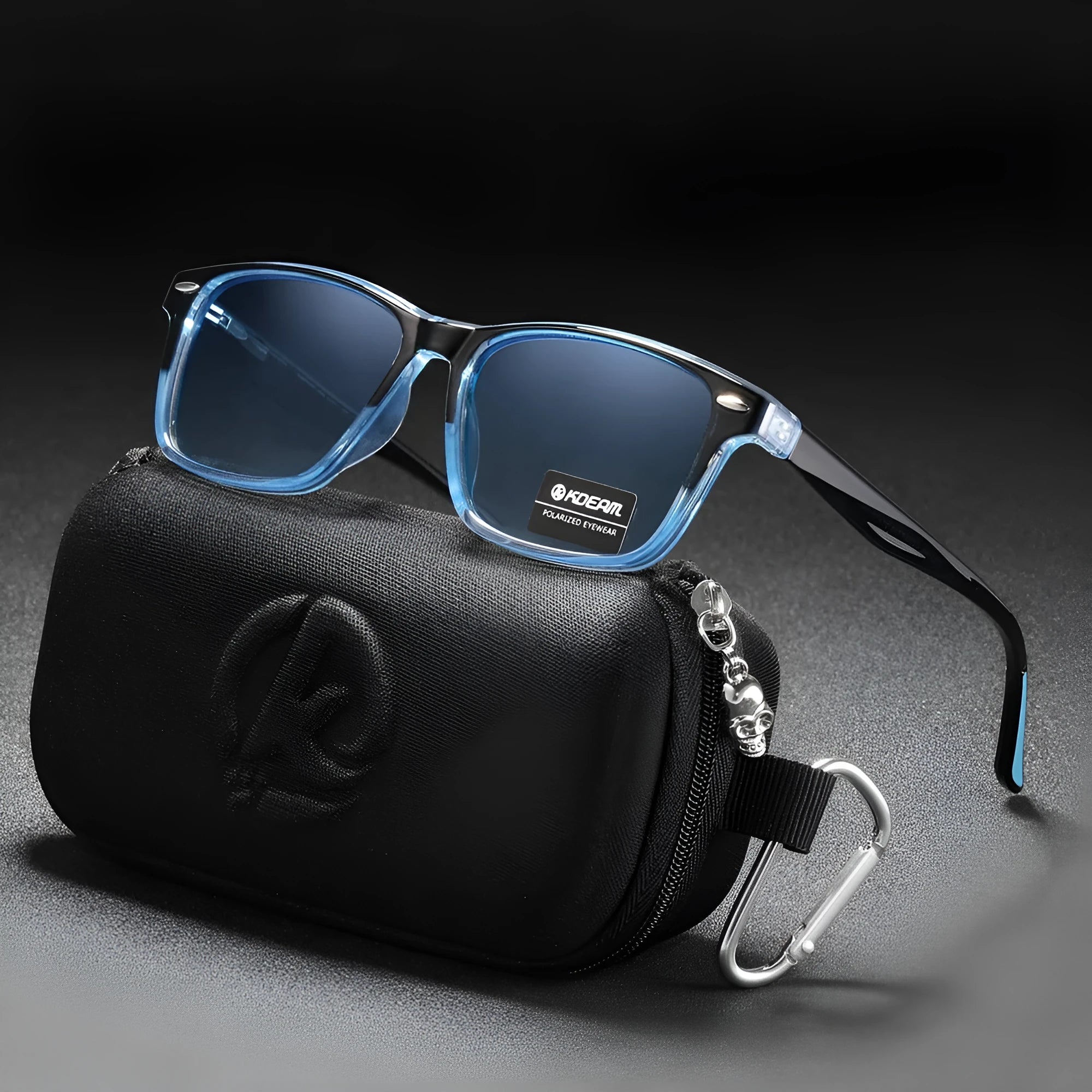 Square polarized sunglasses with TR90 frame and TAC lens in universal casual style