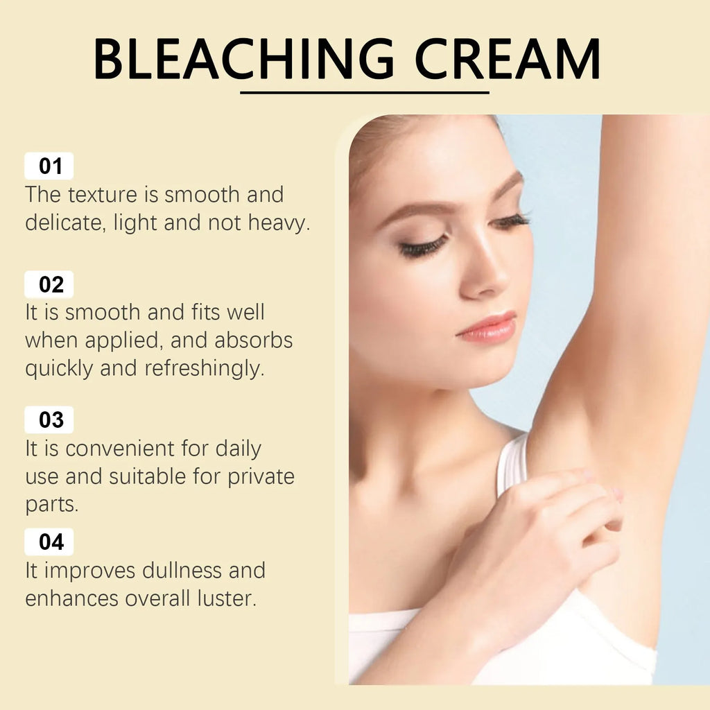 50g jar of vitamin C skin whitening cream for facial pigment lightening treatment