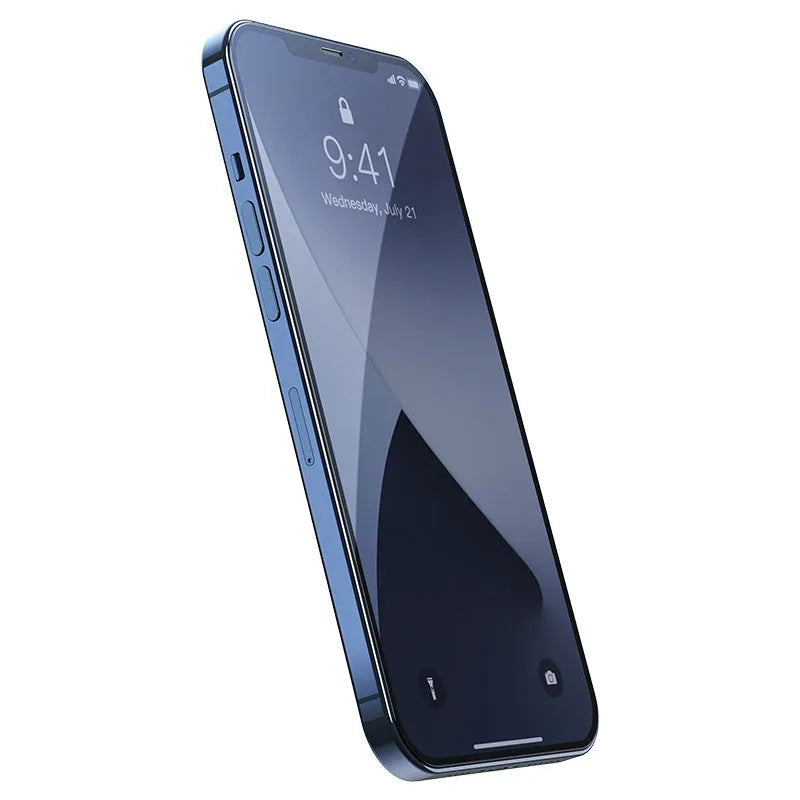0.25mm full screen tempered glass film for iPhone 12 Mini, 12, 12 Pro, 12 Pro Max with black frame