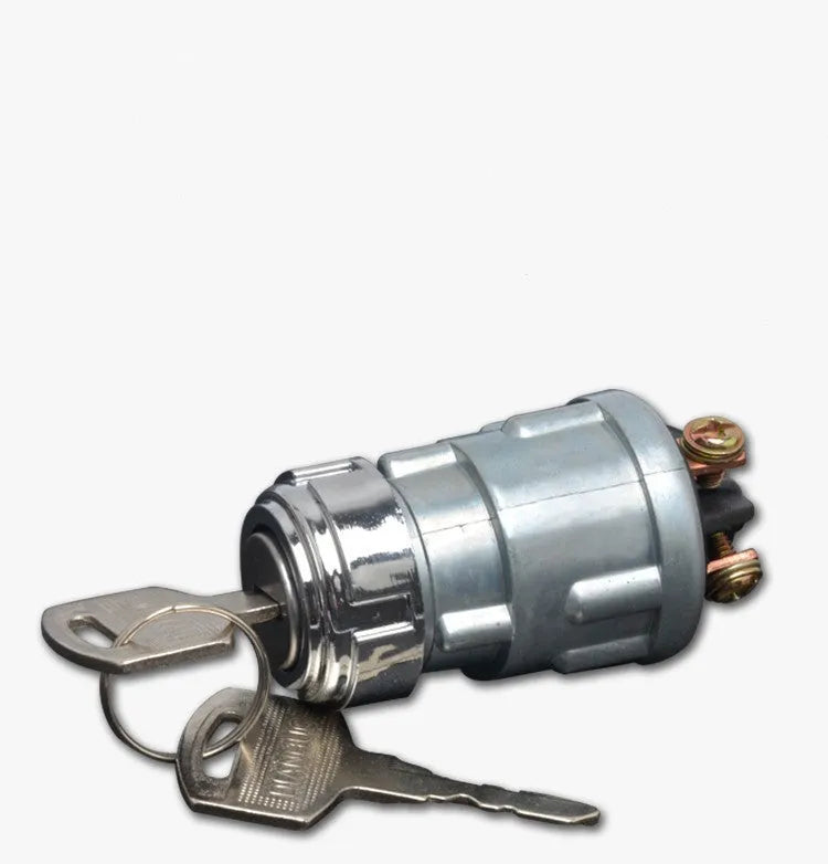 Pure copper car ignition switch with key for trucks and agricultural vehicles