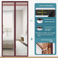 Coffee door curtain with Velcro fixing, 90x230cm, shown in solid or striped modern simplicity style