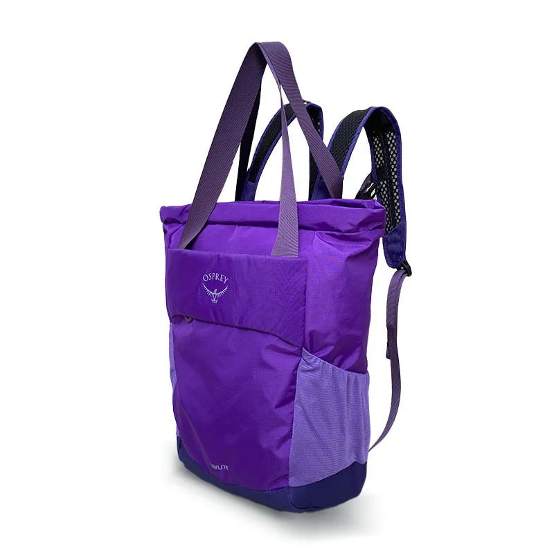 Large 20-litre waterproof backpack in Oxford fabric, shown in army green, suitable for sports and commuting