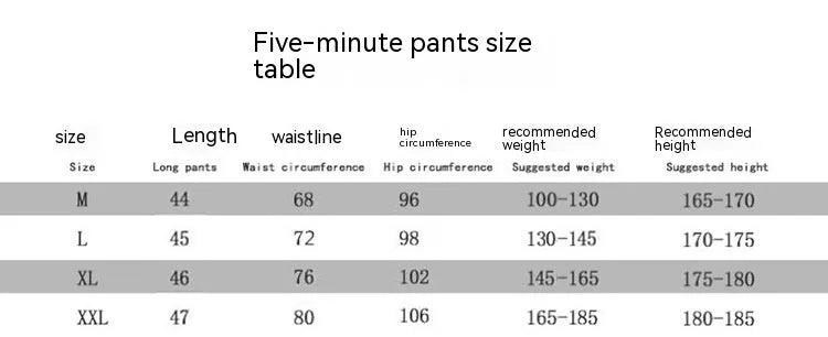 Men's black elastic training running shorts with knee-length cut and quick-dry fabric
