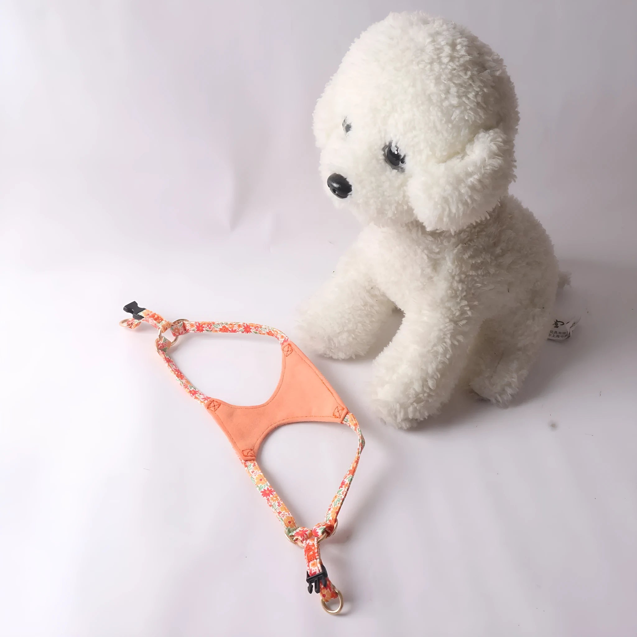 Cloth pet harness suit with leash for small dogs and cats in multiple colour options