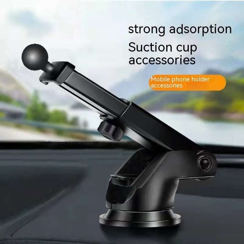 Car mobile phone holder with 15W wireless charging pad and electric clamping mechanism.