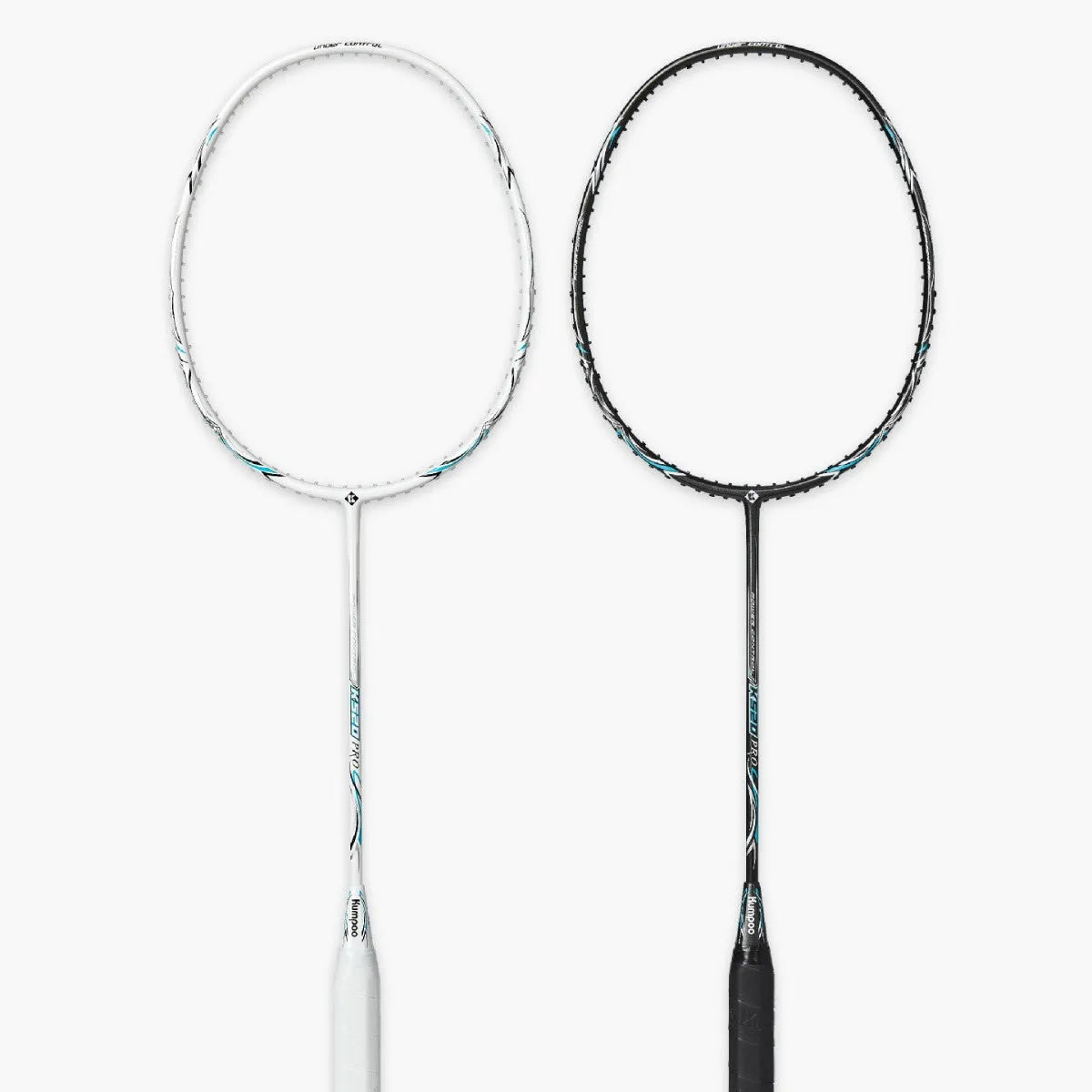 K520pro all-carbon fibre badminton racket in choice of black, pink, or white colours.