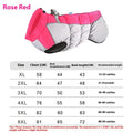 Large dog wearing reflective waterproof winter coat in polar fleece material