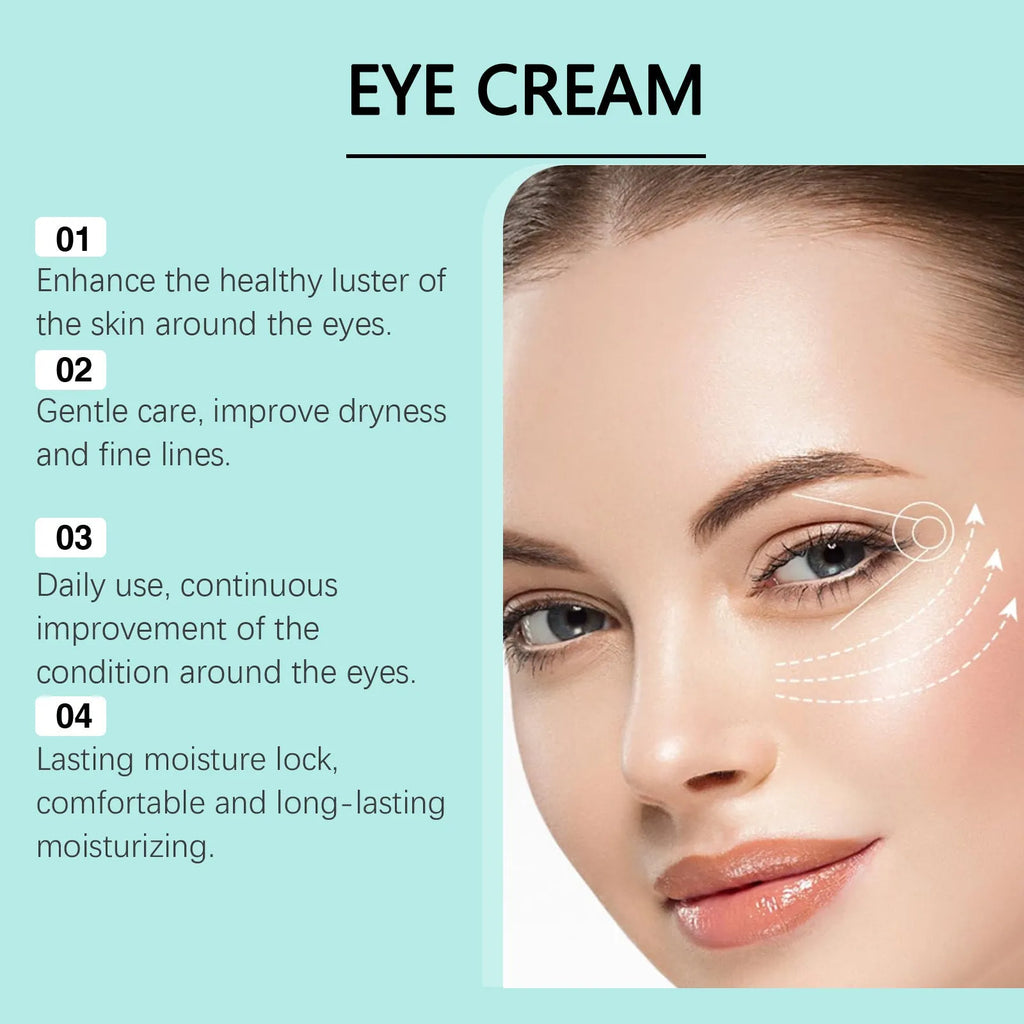 30g tube of retinol anti-aging eye cream with hyaluronic acid