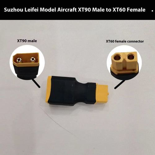 Adapter set with multiple connector types XT60 EC5 XT90 AS150 for series connection