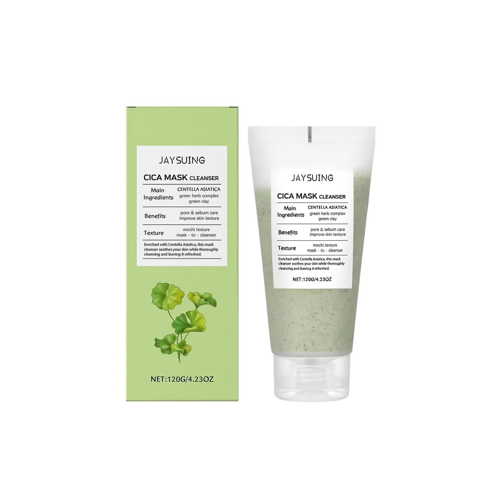 120g tube of Centella Asiatica Soothing Facial Cleanser gel