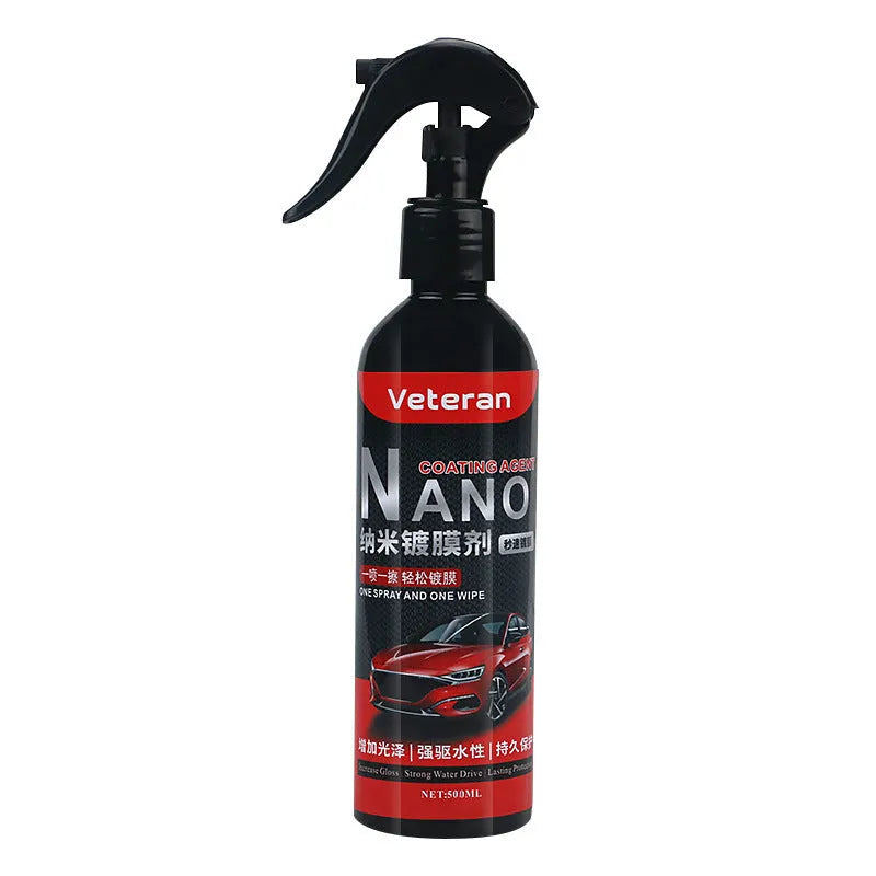 Automotive coating agent spray bottle in 250ml or 500ml size for vehicle maintenance