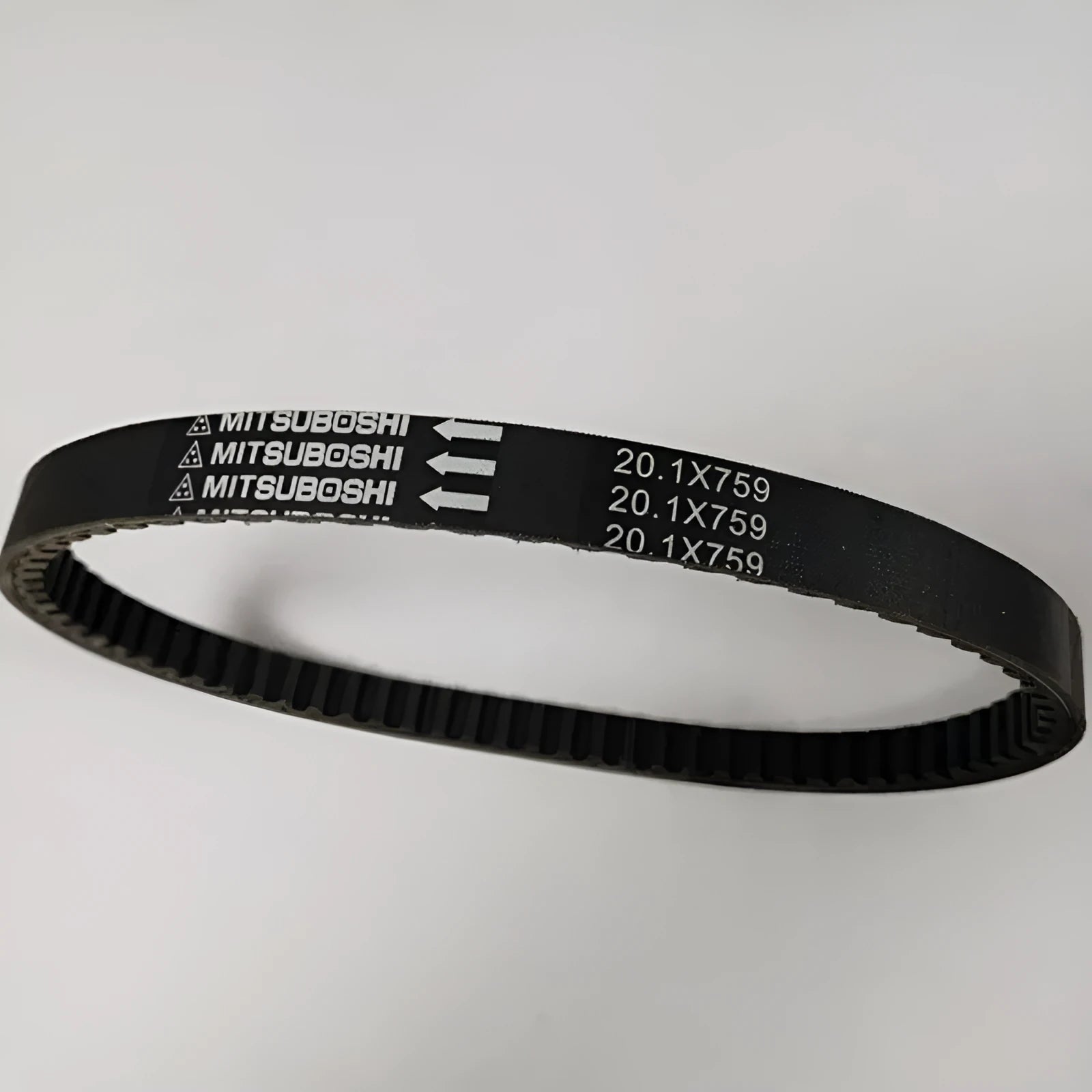 Black drive belt for Jili GP110 and Guangyang Jinli GP110 pedal motorcycles