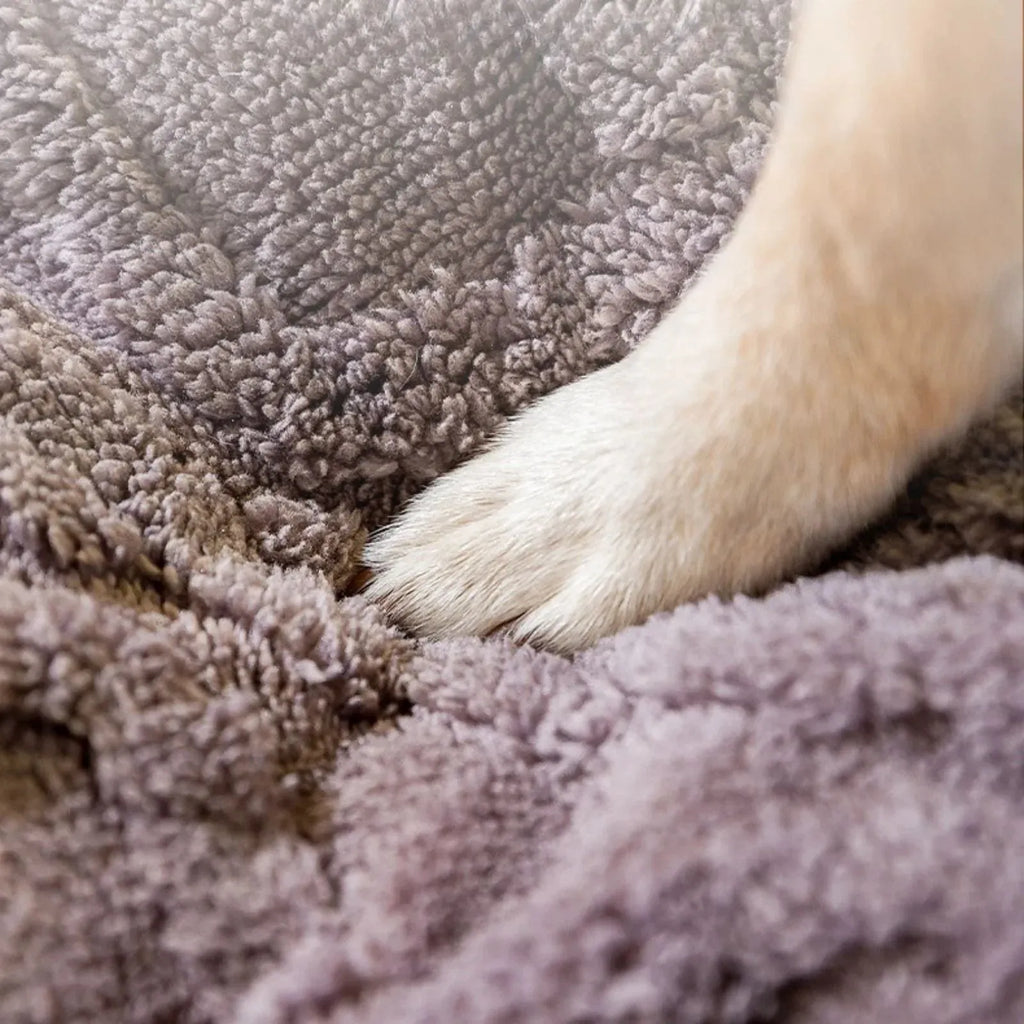 New dog bed sleeping mat with non-slip bottom in gray colour for medium dogs