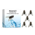 Five small, insect-shaped soft fishing lures in a pack, each measuring 1.5cm.