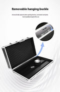 T-EC8 trumpet style aviation flight case for guitar pedals and effects equipment.