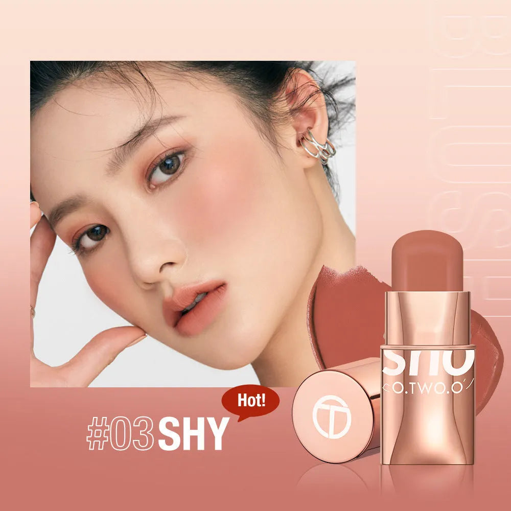 Vital Smooth Blush Cream Stick in natural nude shade with colour number 01, monochrome finish