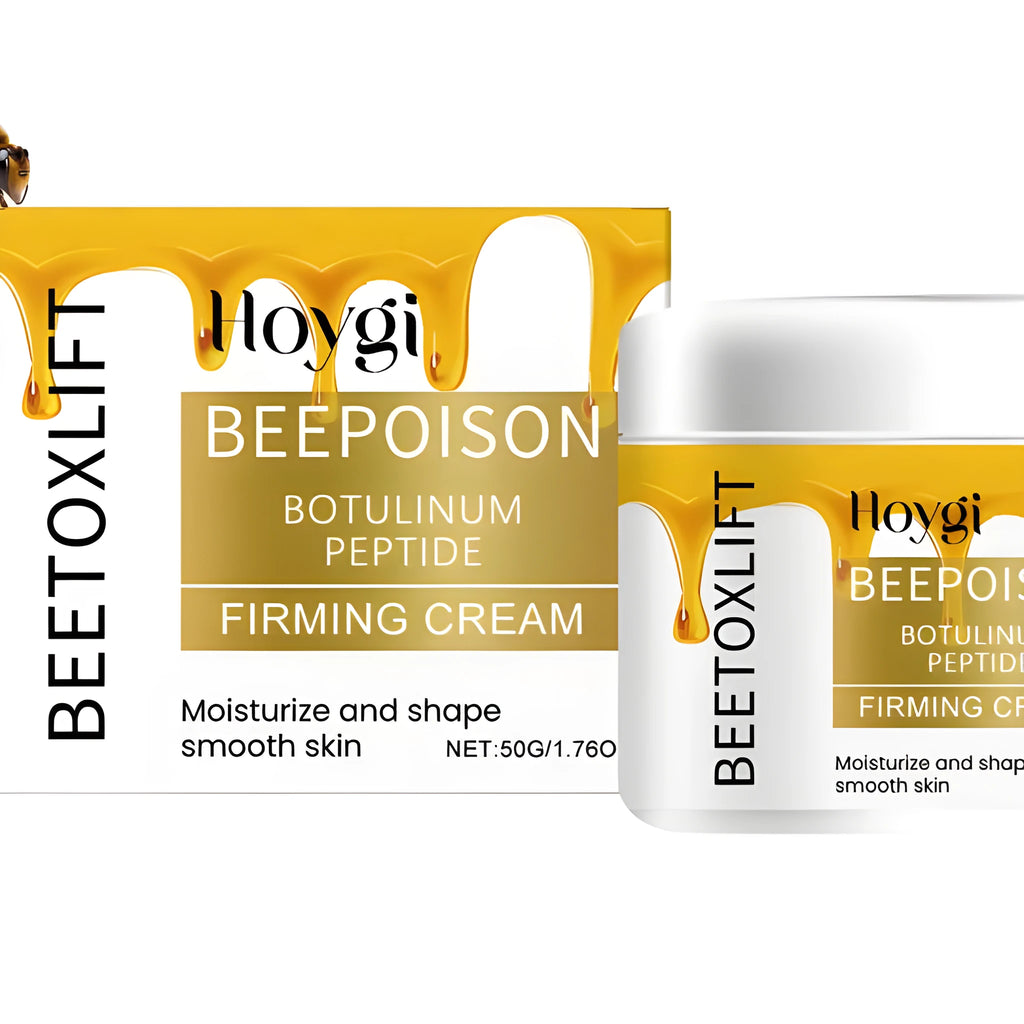 50g jar of bee venom anti-wrinkle tightening cream with collagen and hyaluronic acid