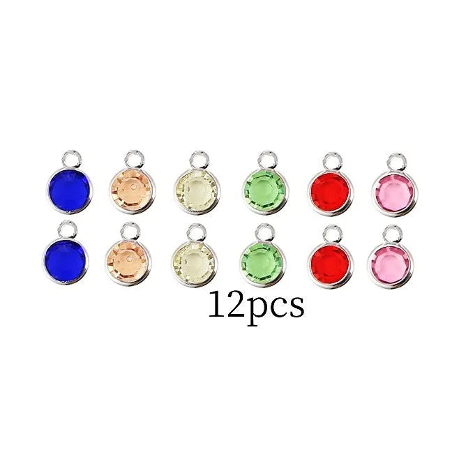 DIY earring set with heart-shaped alloy components in multiple colours, electroplated finish, in suit bag