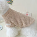 Double-sided cloud velvet pet clothes for small dogs or cats in various colours and sizes.