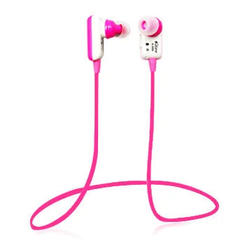 In-ear Bluetooth headset in blue with earplug design and Bluetooth 4.0, 55mAh battery